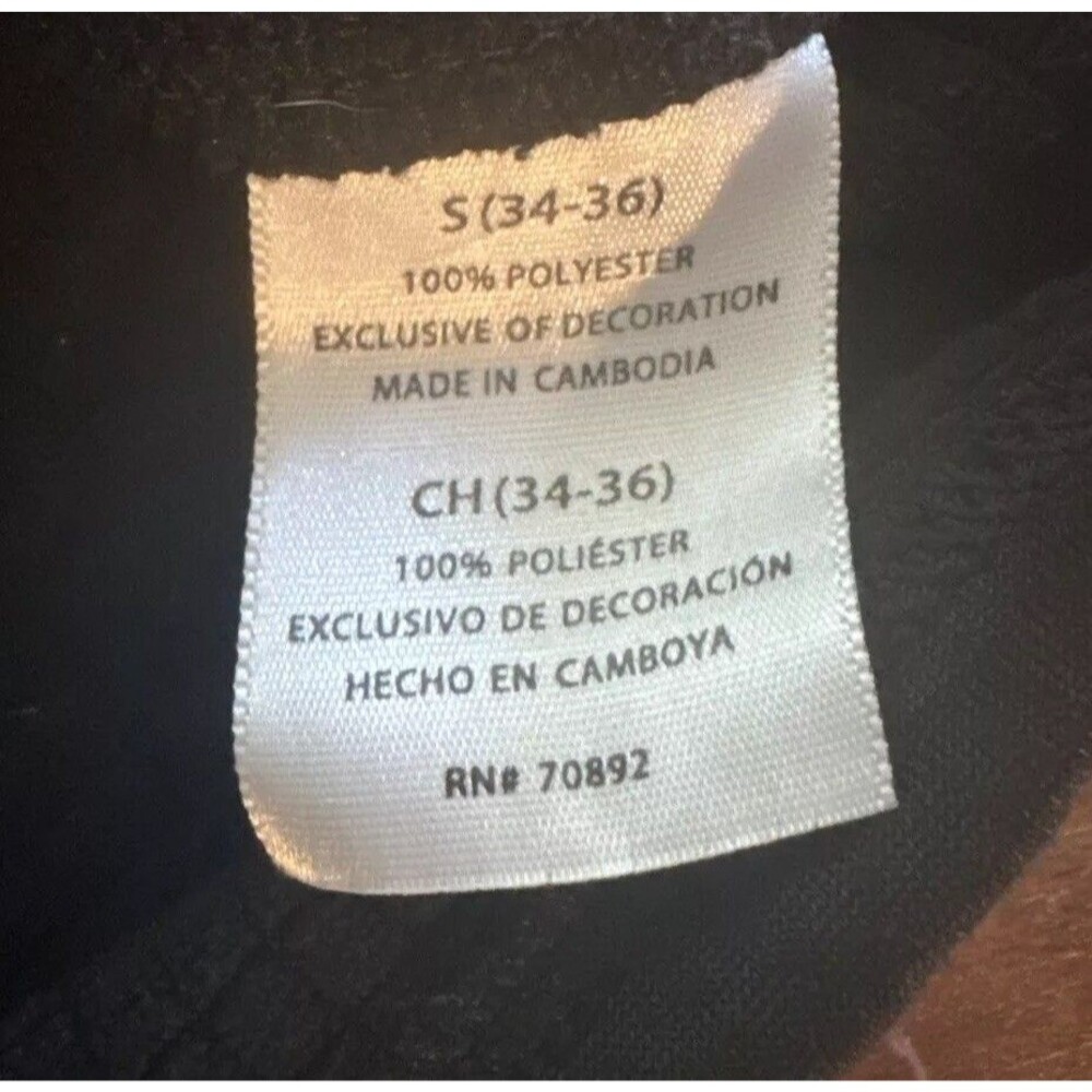 Hind Mens Solid Black Grid 1/4 Zip Pullover Small - Picture 5 of 8